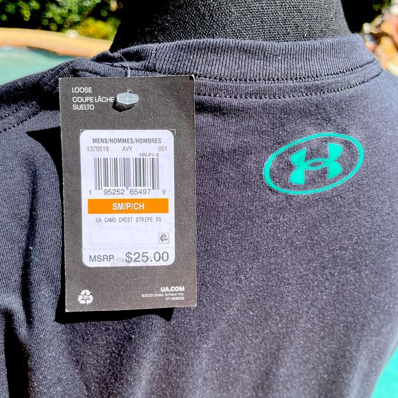 Under Armour, black, short sleeve, Shirt, size S - Picture 4 of 4